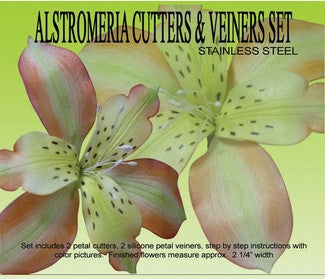 gumpaste tiger lily ALSTROMERIA GUMPASTE CUTTER – petalcraftsusa.com