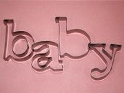 BABY OVERLAPPING LETTER CUTTER SET