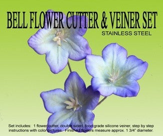 BELL FLOWER CUTTER & VEINER SET