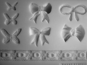 BOWS AND BUTTERFLY COLLECTION SILICONE MOLD
