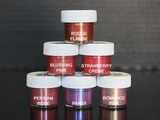 LUSTER DUST (SET OF 6) - Rouge / Blushing / Strawberry / Perisan / Pansy / Romance