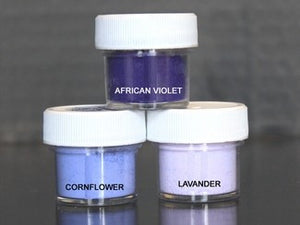 PETAL DUST (SET OF 3) - African Violet / Cornflower / Lavander
