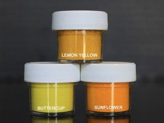 PETAL DUST (SET OF 3) - Lemon Yellow / Buttercup / Sunflower