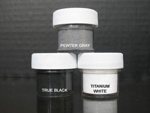 PETAL DUST (SET OF 3) - Pewter Gray / True Black / Titanium White