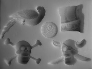 PIRATE COLLECTION SILICONE MOLD
