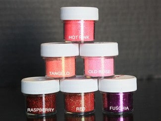 PIXIE DUST (SET OF 6) - Hot Pink / Tangelo / Old Rose / Raspberry / Red / Fuschia